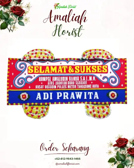 Papan Bunga Ucapan Selamat Branti Raya